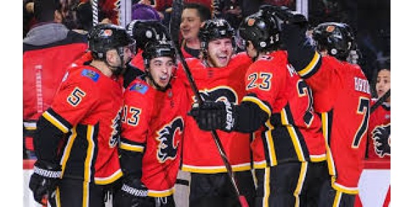 Calgary Flames besejrer Columbus Blue Jackets på overtid